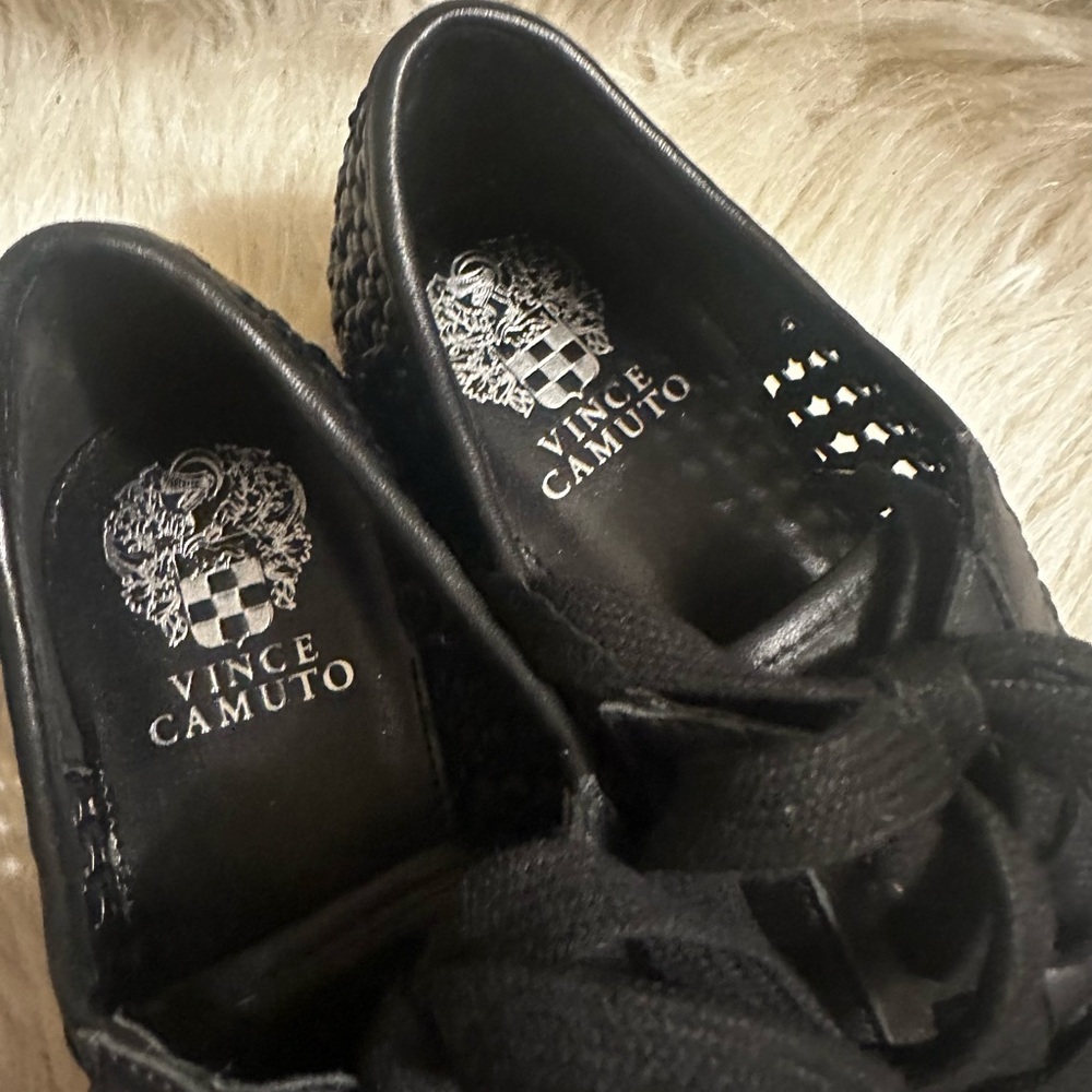 Vince Camuto Merlea Woven Platform Sneakers - Picture 9 of 12